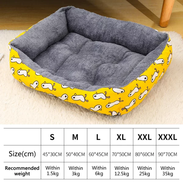 Dog bed waterproof bottom