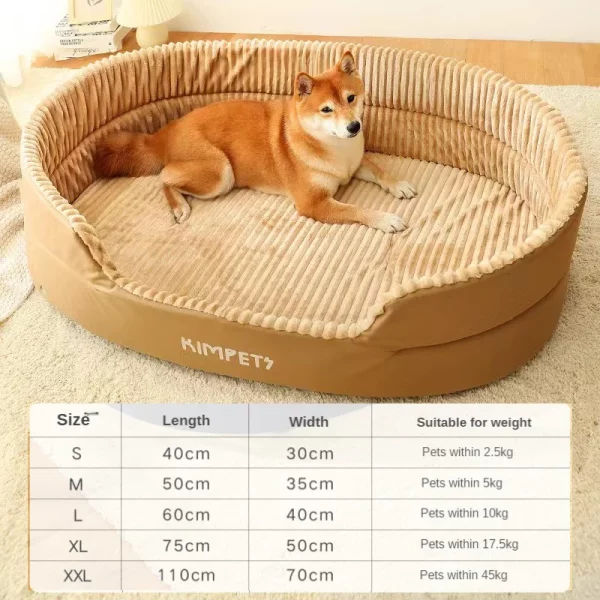 Dog bed double sided