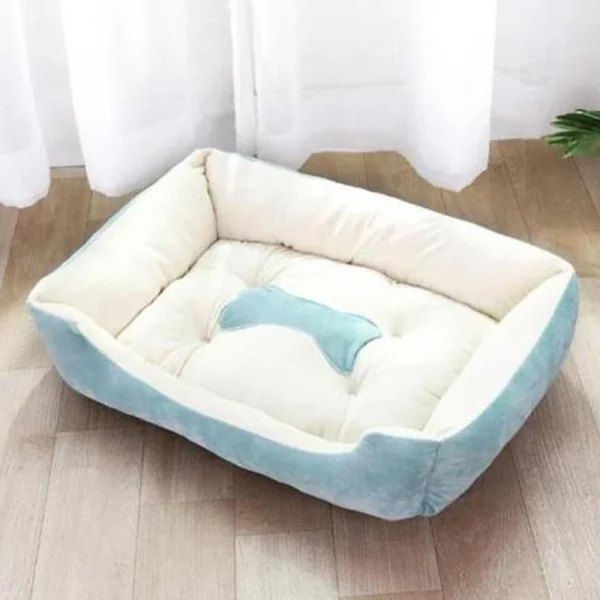 Dog bed bone shape