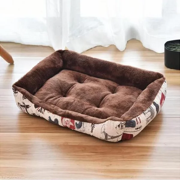 Dog bed bone shape