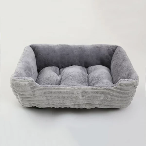 Dog bed square plush