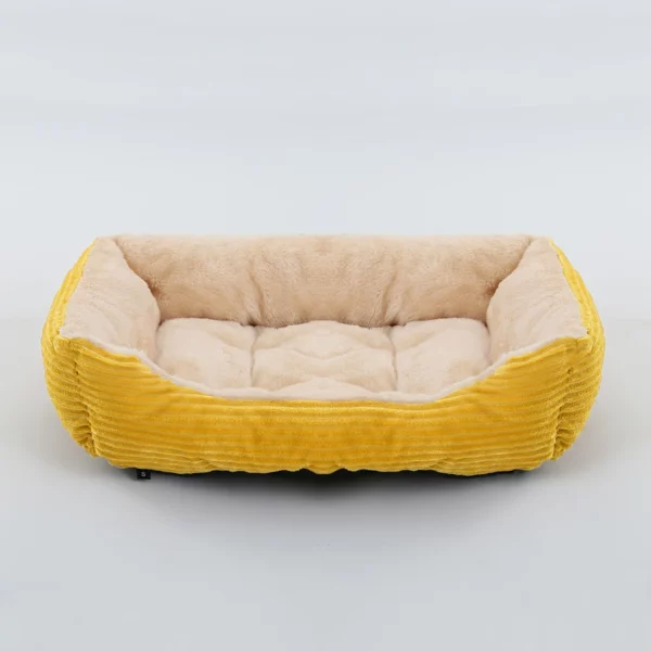 Dog bed square plush