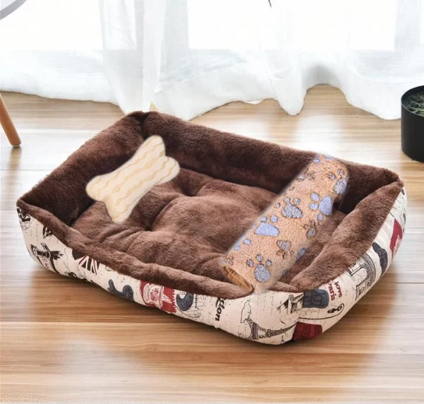 Dog bed candy-colored