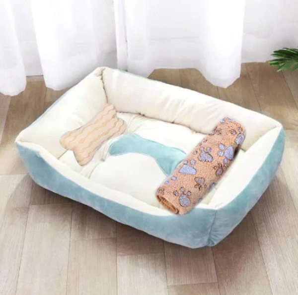 Dog bed candy-colored