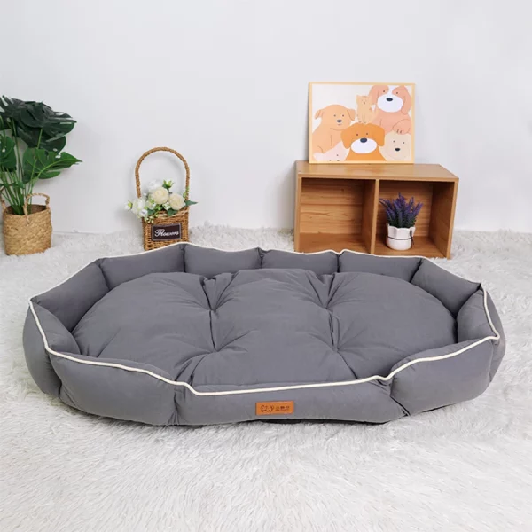 Dog bed suede