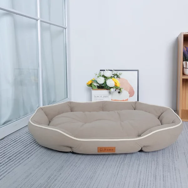 Dog bed suede velvet