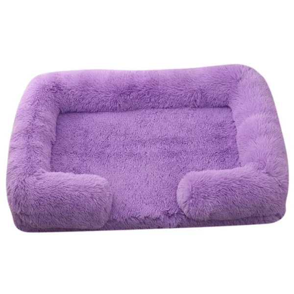 Dog bed plush sofa