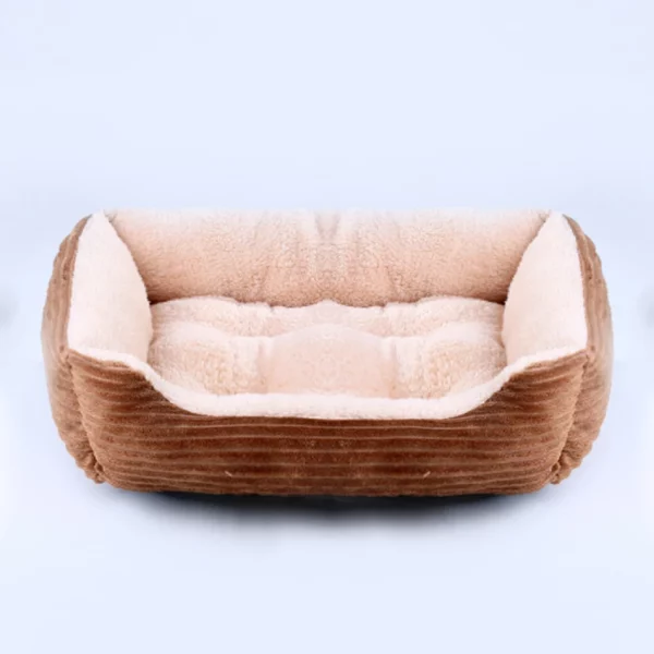 Dog bed square plush