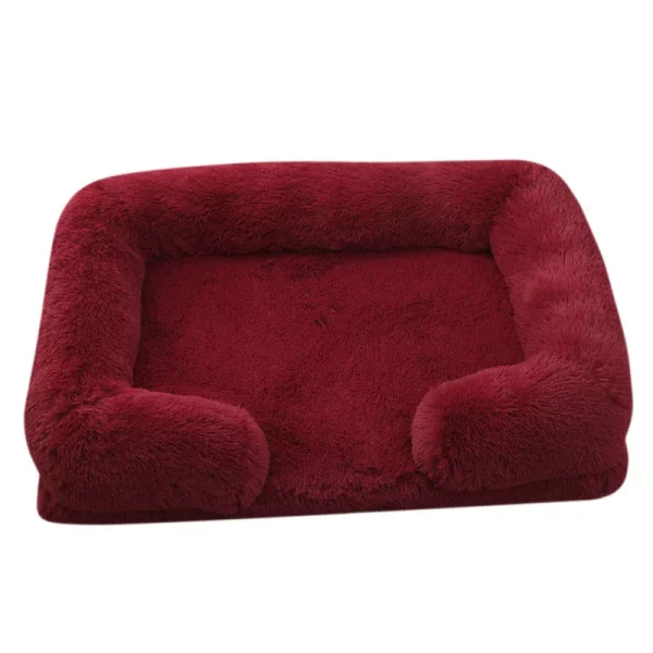 Dog bed plush sofa