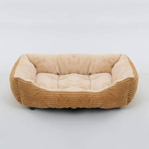 Dog bed square plush