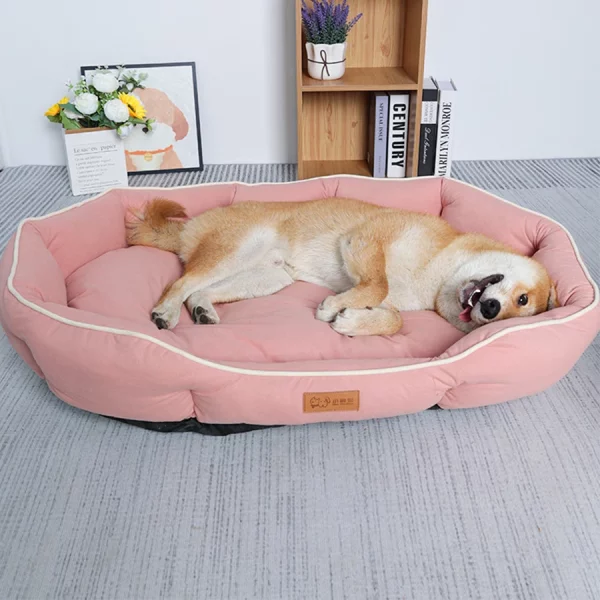 Dog bed suede