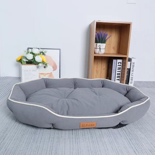 Dog bed suede velvet